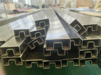 Rahmenlose Glasgeländerhalterungen 50x25mm Quadratisch Edelstahl Spiegelpoliert Wasser- und Rostbeständig für Balkon Treppen Innenbereich