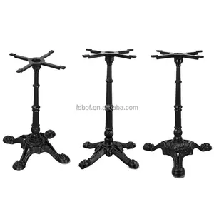 restaurant meteal dining table legs hardware furniture wrought iron table leg bases