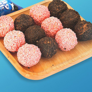 Vente chaude Snacks Cookie Boulettes De Viande Bobo Explosion Cacao Éclatement Sandwich Biscuit Boules De Chocolat Explosives - Product Image 5