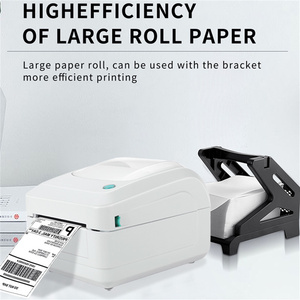 4 Inch Thermal Label <b>Printer</b> Desktop Barcode Sticker <b>Printer</b> for Shipping <b>Receipt</b> Printing - Product Image 1