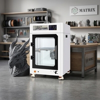 Impresora 3D FDM de Escritorio con Tecnología Core-XY, Velocidad de Impresión Rápida de 500 mm/s, Área de Impresión de 300x300x400 mm, Compatible con PLA/PETG/ABS y Conectividad USB/WiFi