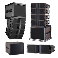 Sistema de Altavoces Line Array de 2 Vías LA-208 con Dos Altavoces de 8 Pulgadas, Altavoz de Largo Alcance para Conciertos, Altavoz Ultra Bass Individual de 18 Pulgadas