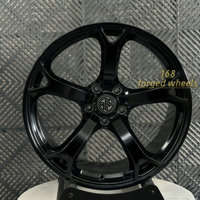 168 Jantes forgées sur mesure noires 18 19 20 21 22 pouces pour voitures de sport Nissan 300z 350z 370z Infiniti Q50 Q60 G35 G37 5x114.3 Nismo V1