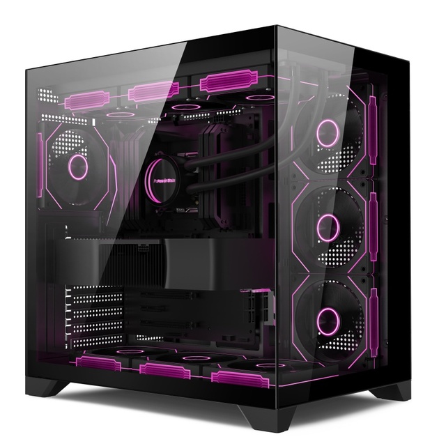 AntarcChill New PC Case ATX Full Tower Gaming PC Cabinet Gaming Computer Case with Tempered Glass Panel Gamer PC Computer Cases