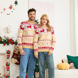 2025 Custom Bulk Elk Snowflake Jacquard <strong>Christmas</strong> <strong>Jumper</strong> Knit Men Women Kids Classic <strong>Christmas</strong> Sweaters <strong>Family</strong> - Product Image 4