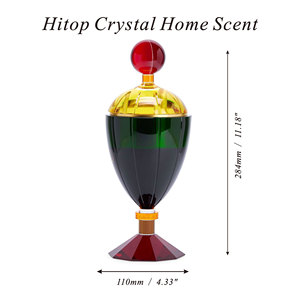 Encensoir en cristal personnalisé, porte-bougie votif pour la décoration de la maison, pour Noël, Pâques, anniversaire, prix raisonnable de <span class=keywords><strong>Hitop</strong></span> - Product Image 2