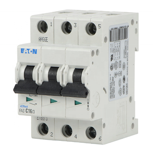 Interruptor de Sobrecorriente Original Eaton OEM Modelo FAZ-C16/3-N FAZ-C16/3-NA FAZ-C16/3-RT, Interruptor Automático Miniatura (MCB) - Product Image 2