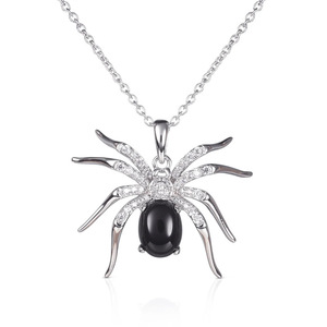Collana con Ciondolo a Forma di Ragno per Donne, Stile Punk di Halloween, Gioiello di Moda per Uso Quotidiano, Idea Regalo - Product Image 1