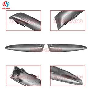 Chaoshenghang Cặp Chrome Phía Trước Bumper Trên Nướng Khuôn Trim Cho <span class=keywords><strong>Fiat</strong></span> 500 2007-2015 - Product Image 4
