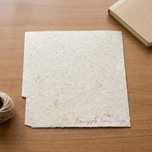 Papier Artisanal Spécialisé en Feuilles de Pin et Ananas (Pâte de Bagasse Mécanique Recyclable Antistatique) Tailles/Couleurs/Imprimés Personnalisés - Product Image 3
