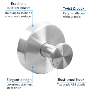 No Need to Punch Kitchen Wall <strong>Hook</strong> Adhesive Bathroom Clothes Display Towel Metal <strong>Door</strong> Hanger <strong>Coat</strong> Wall <strong>Hook</strong> - Product Image 5