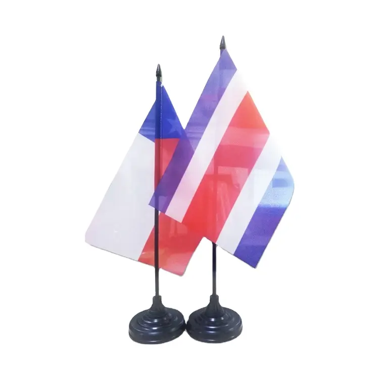 Миниатюрный Настольный флаг 14*21 с принтом на заказ от производителя, миниатюрный флаг для всех стран, маленький настольный Национальный флаг