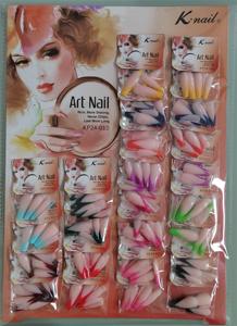 2023 оптовая продажа, высококачественные искусственные ногти в гробу с модным дизайном, накладные ногти для дома своими руками - Product Image 4