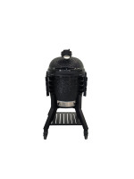 Barbecue Kamado moderne en céramique noir brillant 22 pouces, version Pro MK22Pro, certifié AGA, forme d'œuf, utilisation intérieure/extérieure, pliable