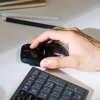 Cheerdots 2 Souris Air détachable avec pavé tactile sans fil tout-en-un, enregistrement vocal IA, compatible ChatGPT, souris de jeu personnalisée