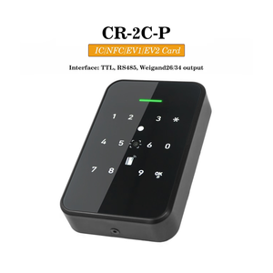 Lector de Tarjetas WG26 34 OSDP DF EV3 RJ45 con Código de Barras, Código QR Dinámico, Proximidad RFID, IC, NFC, Contraseña, Control de Acceso Biométrico para Puertas - Product Image 1
