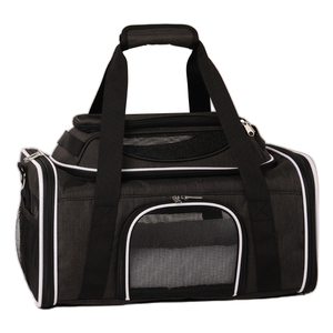 Havayolu onaylı nefes katlanabilir yumuşak taraflı örgü açık kedi çantası Pet köpek taşıyıcı köpek seyahat çantası - Product Image 1