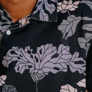 Camisa Polo de Golf para Hombre, Fabricada por el Fabricante, de Lujo, con Textura Estampada, Camisa con Solapa, Polo de Algodón Personalizado de Fábrica - Product Image 3