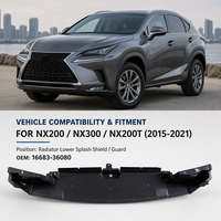 Protection inférieure du radiateur 16683-36080, déflecteur d'air du radiateur, protection du moteur pour Lexus NX200 NX300 2015-2021