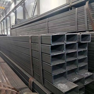 Vente en gros de tuyaux carrés soudés par ERW ISO CE étagères de port du Qatar <span class=keywords><strong>40x40</strong></span>-90x90mm 0.9-2.5mm d'épaisseur 12m/6m tige de forage robuste et léger - Product Image 3