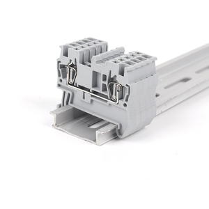 ST 1.5-PE ワイヤ端子コネクタ ユニバーサル接地電気フィードスルー接地スプリング DIN レールバリア端子台 - Product Image 3