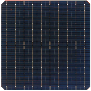 Célula solar mono PERC 166mm 9BB 10BB 12BB, oblea de silicio polivinílico 5BB 9BB, células fotovoltaicas bifaciales de fabricación de células solares - Product Image 5