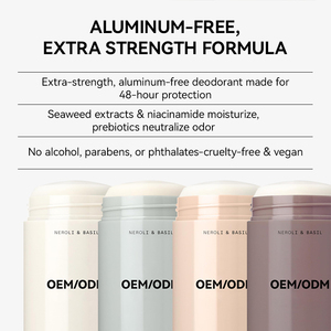 Déodorant stick naturel sans danger pour la peau pour hommes et femmes, sans parabènes, aluminium ni parfums, senteur rose et aloe, OEM personnalisé - Product Image 3