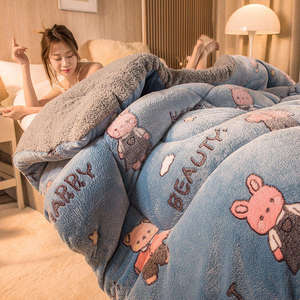 Tidy up well Wholesale <strong>Cheap</strong> Fabric Hotel <strong>Bed</strong> Quilt Polyester Blend Microfiber Quilt Queen Size Custom Quilt <strong>Comforter</strong> - Product Image 4