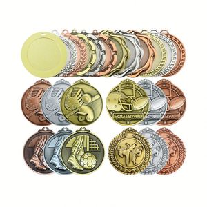 Medalla Deportiva de Metal Estilo Antiguo, Personalizable, en Blanco, para Taekwondo, Rugby, Fútbol, Eventos Deportivos, Regalo Promocional - Product Image 4