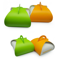 Rouleau de chocolat pour gâteau Emballage personnalisé Burger pâtissier Macaron Couverts à gâteau suisse Bonbons Boîte alimentaire à prix compétitif avec logo personnalisé