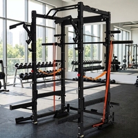 Rack de Squat Compact Facile à Assembler en Acier Robuste Gain de Place pour la Maison et la Salle de Sport Entraînement Physique Vente en Gros OEM