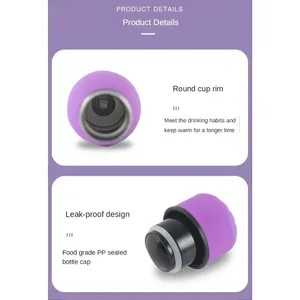 Thermos in Acciaio Inox a Doppia Parete 500ml, Isolamento Termico 12-24 Ore, Senza BPA, per Sport all'Aperto e Acqua - Product Image 4