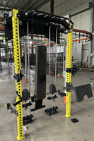 Wandmontierte Bank-Zubehörteile Verstellbare Befestigung Perfekt Passend für Faltbares Power Rack Multifunktionaler Trainer Ausklappbar