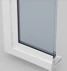 UPVC Single <b>Slide</b> Window Plastic Tilting Leaf One Hung Unit 82 Type Multi Cavity Polyvinyl Chloride Upright <b>Swing</b> Window - Product Image 5