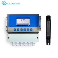 Penjualan Panas Pengontrol pH Online Industri Presisi Tinggi Sensor Kualitas Air Sensor Suhu Kolam Renang OEM PTFE
