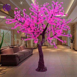 Árbol Decorativo de Flores de Cerezo con Luces LED para Caminos de Jardín e Iluminación Decorativa para Festivales - Product Image 2