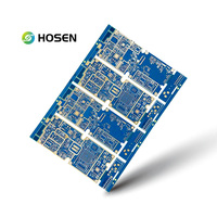 Nueva Tendencia en Circuitos Impresos Multicapa HDI PCBA, Servicio Personalizado Integral para Electrónica de Consumo, Acabado Superficial ENIG, Grosor de 1.6 mm