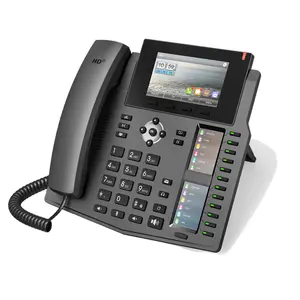 Новое предприятие, цветной ЖК-телефон VoIP с интеллектуальным DSS-клавиатурой, ЖК-дисплей, SIP-телефон