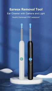 Meilleure Vente : Outil Intelligent de Nettoyage d'Oreilles avec Caméra WiFi 1080P HD, Nettoyeur d'Oreilles Sans Fil, Kit de 12 Embouts en Silicone - Product Image 1