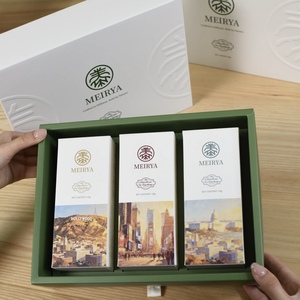 Boîte cadeau de luxe recyclable avec logo personnalisé, boîte à thé artisanale avec couvercle, comprenant une théière pour l'emballage domestique - Product Image 2