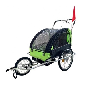 Remolque de bicicleta plegable resistente al aire libre para niños - Product Image 1