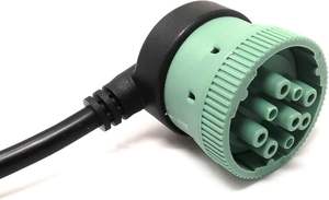 Câble adaptateur J1962-J1939 OBD2 9 broches 16 broches robuste pour camions de Diagnostic noir 9 broches connecteur accessoire modèle B08G12HG82 - Product Image 3