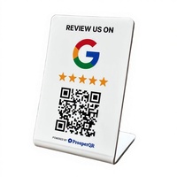 Support NFC personnalisé d'usine 13.56MHz NFC 213/215/216 pour Google Review TikTok Instagram Facebook Scan Payer Commande PVC Enseigne