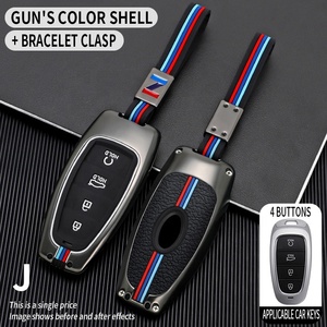 Étui de protection en alliage de zinc pour clé de voiture Hyundai Tucson NX4 2020 2021 2022 2023, accessoires, porte-clés, pièces de style automobile - Product Image 6