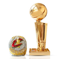 Trophée de basket-ball NBA 2016 Cleveland Cavaliers Irving Championship Ring James MVP Fan Ring