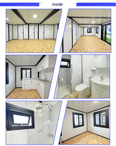 Casa Contenedor Móvil de 20 pies, <span class=keywords><strong>Dos</strong></span> Dormitorios, Prefabricada, Expandible, Estructura de Acero Prefabricada - Product Image 4