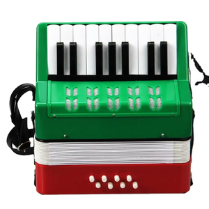 17 touches 8 basses <span class=keywords><strong>accordéon</strong></span> professionnel Style diatonique <span class=keywords><strong>clavier</strong></span> en plastique Type 8BS jouet Instrument de musique pour enfants - Product Image 2