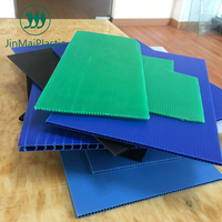 Feuilles de plastique ondulées JinMai JM de 4 mm, pliables, sur mesure, de 2 à 10 mm, en PP antistatique, imperméables, écologiques, colorées, résistantes aux UV