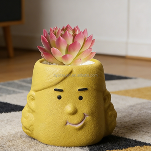 <span class=keywords><strong>Pot</strong></span> <span class=keywords><strong>de</strong></span> fleurs en béton écologique pour enfants, couleur personnalisée, vente en gros, best-seller, jardinière pour chambre d'enfant, <span class=keywords><strong>maternelle</strong></span> - Product Image 5