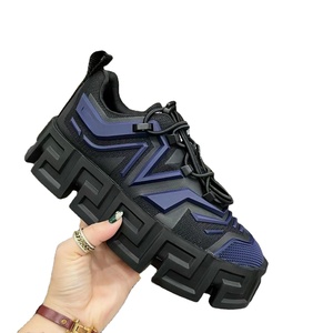 Chaussures de sport de luxe à semelle épaisse avec doublure en cuir véritable, tendance rétro, pour hommes, collection 2026, idéales pour le dropshipping - Product Image 4